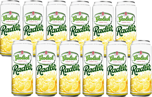 Grolsch Radler set van 12 blikken á 0,50 liter